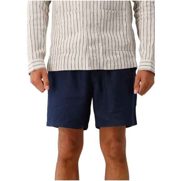 NN.07 Men's Navy Blue Gregor Shorts Size L